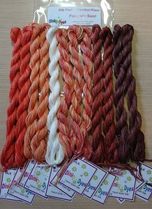Glendon Place - Pumpkin Swirl Dinky Dyes Silk Thread Pack MAIN