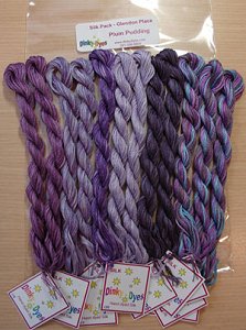 Glendon Place - Plum Pudding Dinky Dyes Silk Thread Pack MAIN