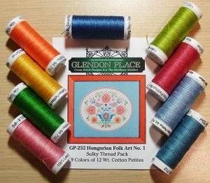 Glendon Place - Hungarian Folk Art No. 1 Thread Pack MAIN