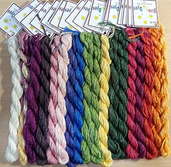 Glendon Place - Violacea (The Pansy Mandala) Silk Floss Pack MAIN
