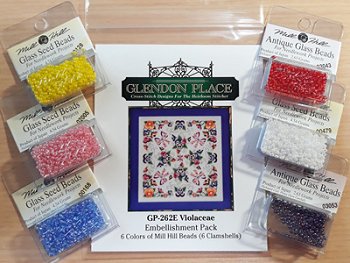 Glendon Place - Violacea (The Pansy Mandala Embellishment Pack) MAIN