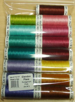 Glendon Place - Hungarian Folk Art No. 3 Thread Pack MAIN