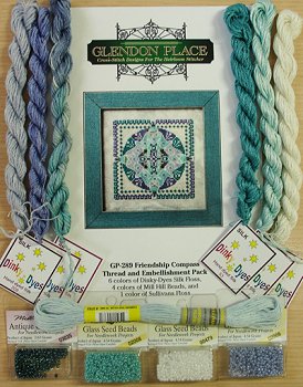 Glendon Place - Friendship Compass Thread and Embellishment Pack MAIN