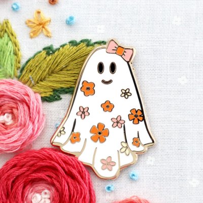 Flamingo Toes Needle Minder - Groovy Ghost MAIN