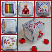 Ladybug Stitches - Small Cube Series - Back To School THUMBNAIL