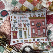 Pansy Patch Quilts and Stitchery - Houses On Stitchery Lane - 8 Spool House SWATCH