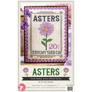 It's Sew Emma - Seed Packet Series - Asters MAIN