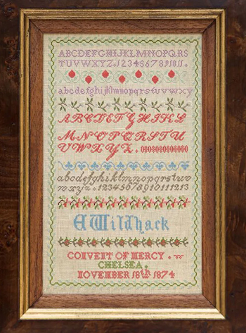 Hands Across The Sea Samplers - Emily Wildhack 1874 MAIN