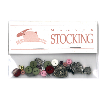 Shepherd's Bush - Mary's Stocking Embellishment Pack MAIN