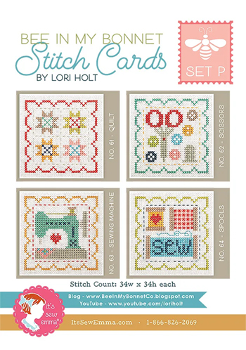 Bee In My Bonnet - Stitch Cards Set P MAIN