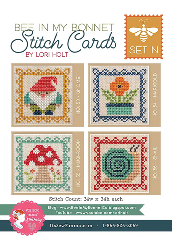 Bee In My Bonnet - Stitch Cards Set N MAIN