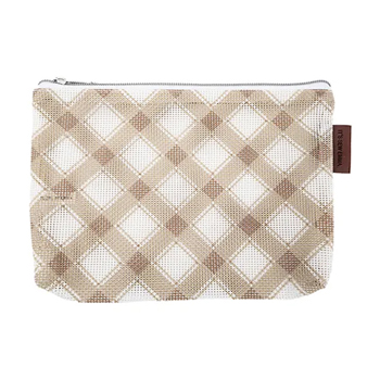 It's Sew Emma - Mini Mad for Plaid Project Bag Burlap MAIN
