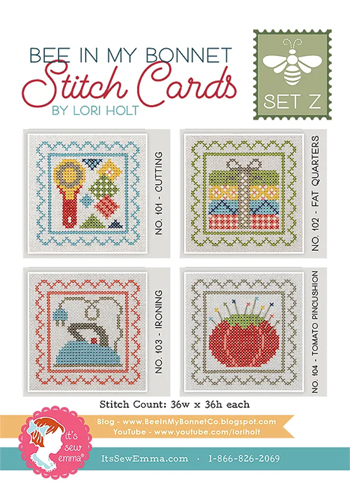 Bee In My Bonnet - Stitch Cards Set Z MAIN