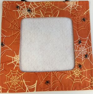 Stitch A Gift Banner - Orange Spider Webs MAIN
