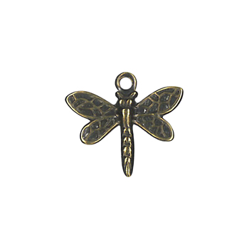 Charm - Dragonfly Antique Gold MAIN