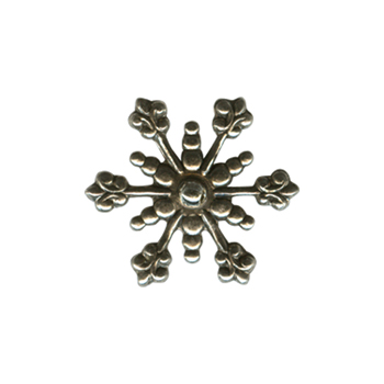 Charm - Antique Silver Snowflake MAIN