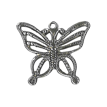 Charm - Butterfly Antique Silver MAIN