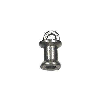 Charm - Antique Silver Spool MAIN
