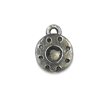 Charm - Antique Silver Bobbin MAIN
