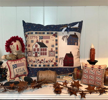 Anabella's - Cross Stitch Colorways - 1776 Saltbox Summer MAIN