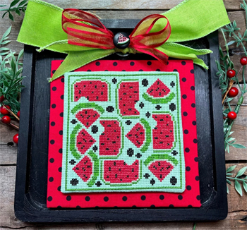 Ladybug Stitches - All Piled Up - August - Watermelon MAIN