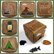 Ladybug Stitches - Small Cube Series - Camping II THUMBNAIL