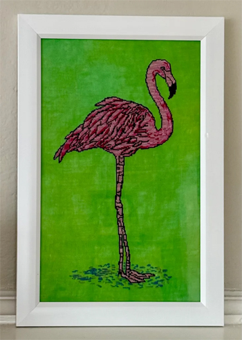 Salty Stitcher Designs - Gary's Flamingo MAIN