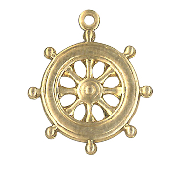 Charm - Naval Steering Wheel Brass MAIN
