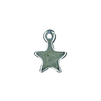 Charm - Antique Silver Star MAIN