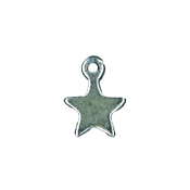 Charm - Antique Silver Star THUMBNAIL