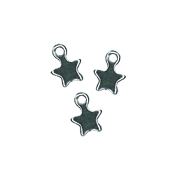 Charm - Antique Silver Mini Star (Set of  3) THUMBNAIL