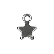 Charm - Antique Silver Mini Star THUMBNAIL