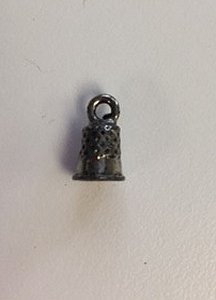 Charm - Thimble Antique Silver MAIN