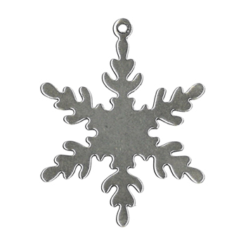 Charm - Antique Silver 6-Armed Snowflake MAIN