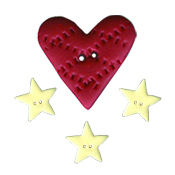 Button Pack - Patches & Kitten Stocking THUMBNAIL