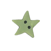 Jabco Button - 3463.M Medium Pale Sage Star Button THUMBNAIL