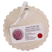 The Bee Company (JBW Designs) - Wooden 5" Round Tag THUMBNAIL