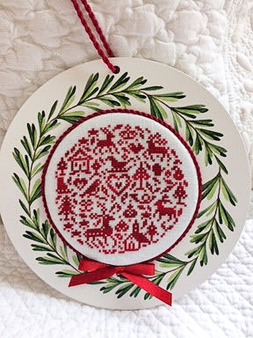 christmas cross stitch designer