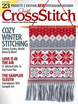 just cross stitch magazine february 2019