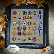 Jeannette Douglas Designs - Halloween Dots 19-20-21 SWATCH