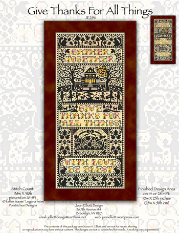 Joan Elliott Design - Give Thanks For All Things MAIN