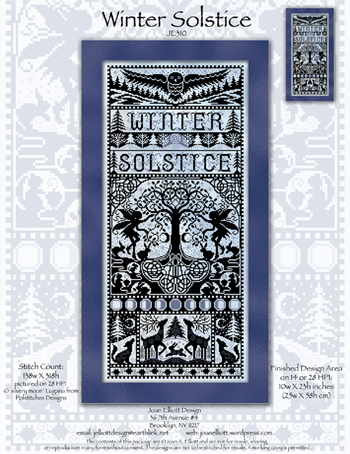 joan elliott designs cross stitch the winter solstice je310 stoney ...