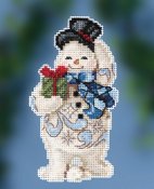 Jim Shore by Mill Hill - Gift Giving Snowman THUMBNAIL