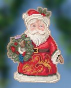 Jim Shore by Mill Hill - Winter Wishes Santa THUMBNAIL