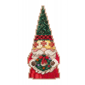 Jim Shore by Mill Hill - Gnome With Wreath MAIN
