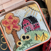Luhu Stitches - Seasonal Pin Cushion Collection - Pumpkin Farm Pin Keep THUMBNAIL