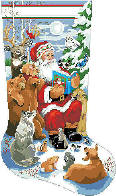 Kooler Design Studio - Woodland Storytime Stocking #1738 MAIN