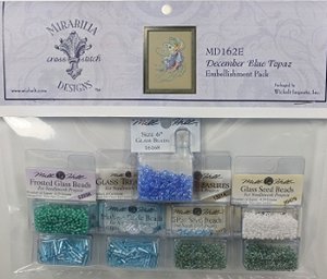Mirabilia Designs - December Blue Topaz Embellishment Pack MAIN
