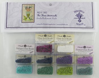 Mirabilia Designs - The Three Mermaids Embellishment Pack MAIN