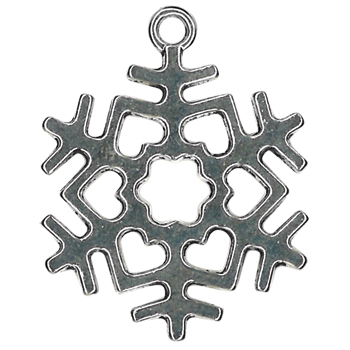 Charm - Anna Silver Snowflake MAIN